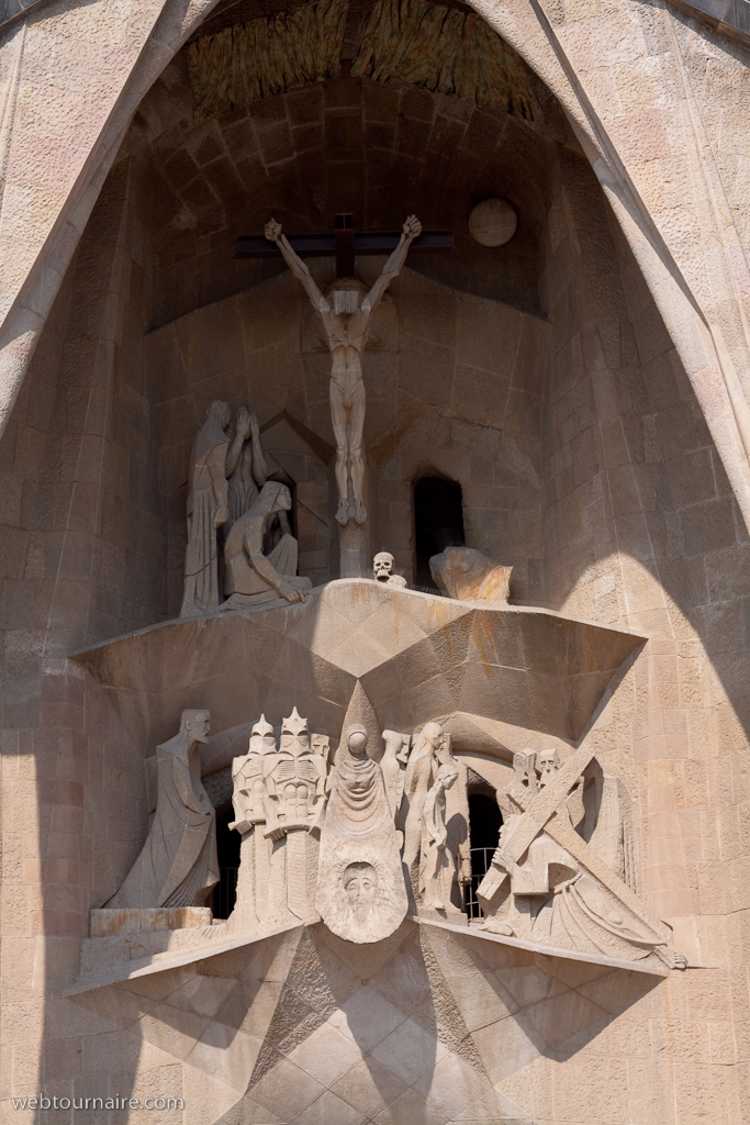 Barcelona - la Sagrada Familia - la Façade de la Passion