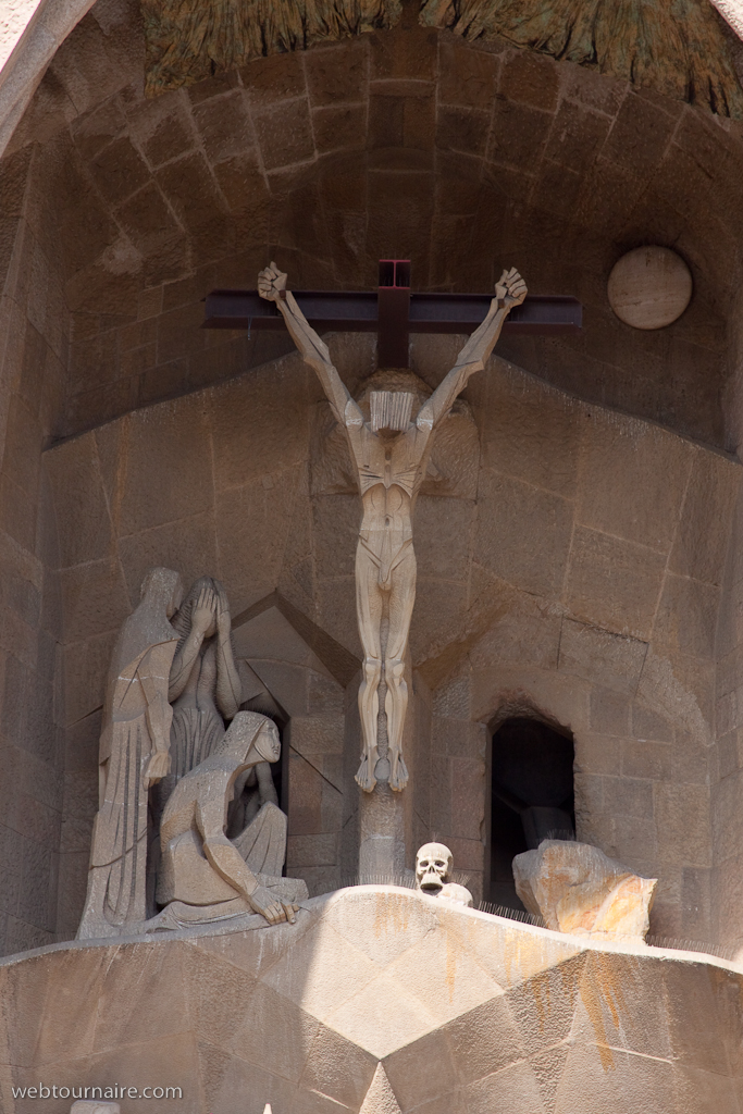 Barcelona - la Sagrada Familia - la Façade de la Passion