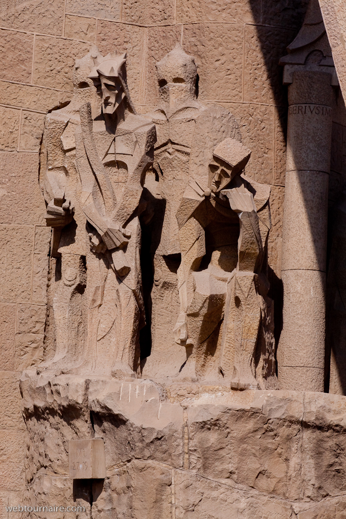 Barcelona - la Sagrada Familia - la Façade de la Passion