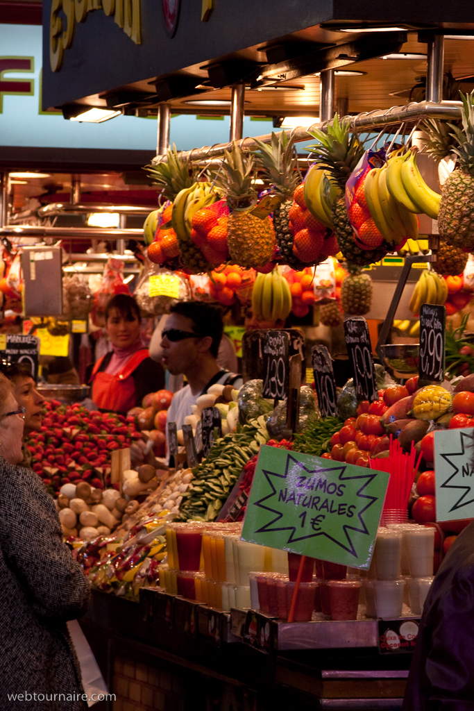 Barcelone - le marché St Joseph (la Boqueria)