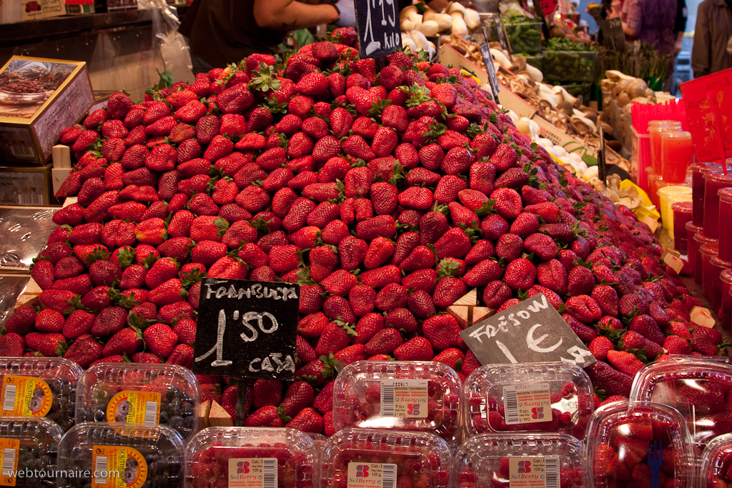Barcelone - le marché St Joseph (la Boqueria)