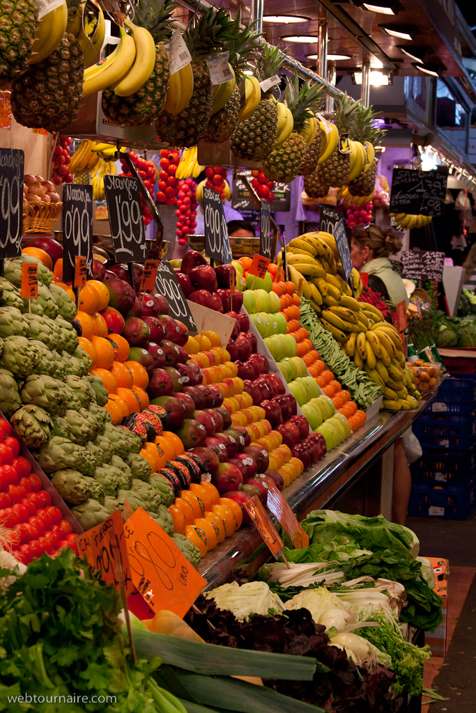 Barcelone - le marché St Joseph (la Boqueria)