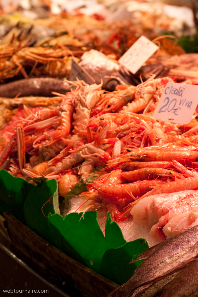 Barcelone - le marché St Joseph (la Boqueria)