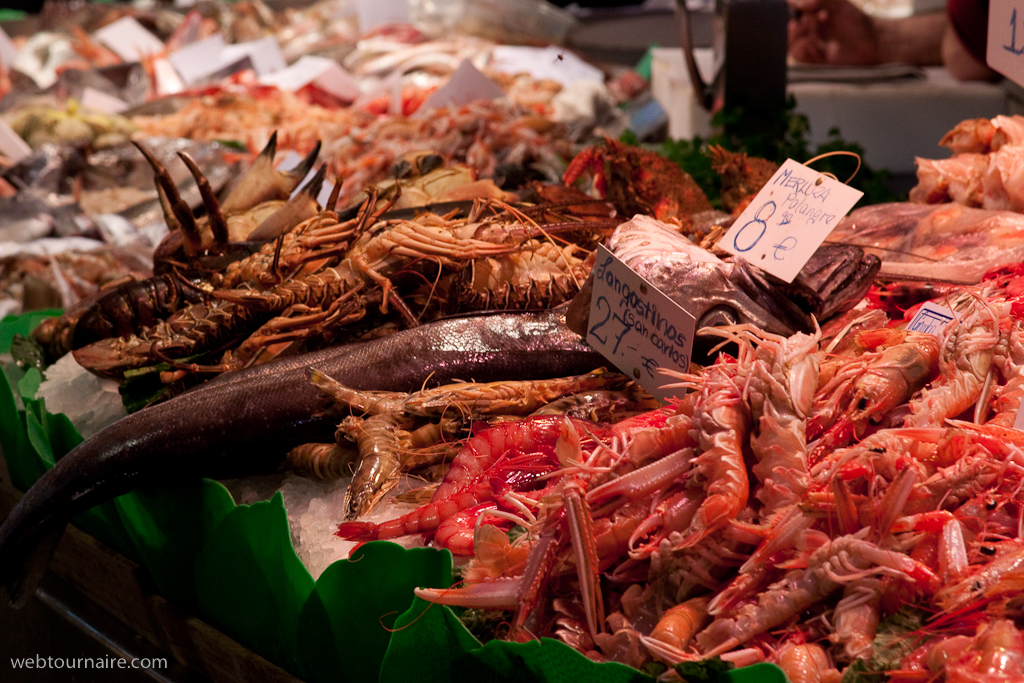 Barcelone - le marché St Joseph (la Boqueria)