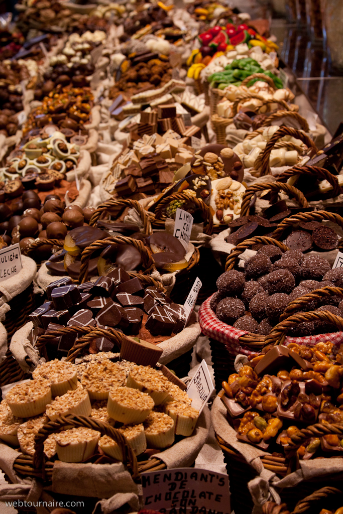 Barcelone - le marché St Joseph (la Boqueria)