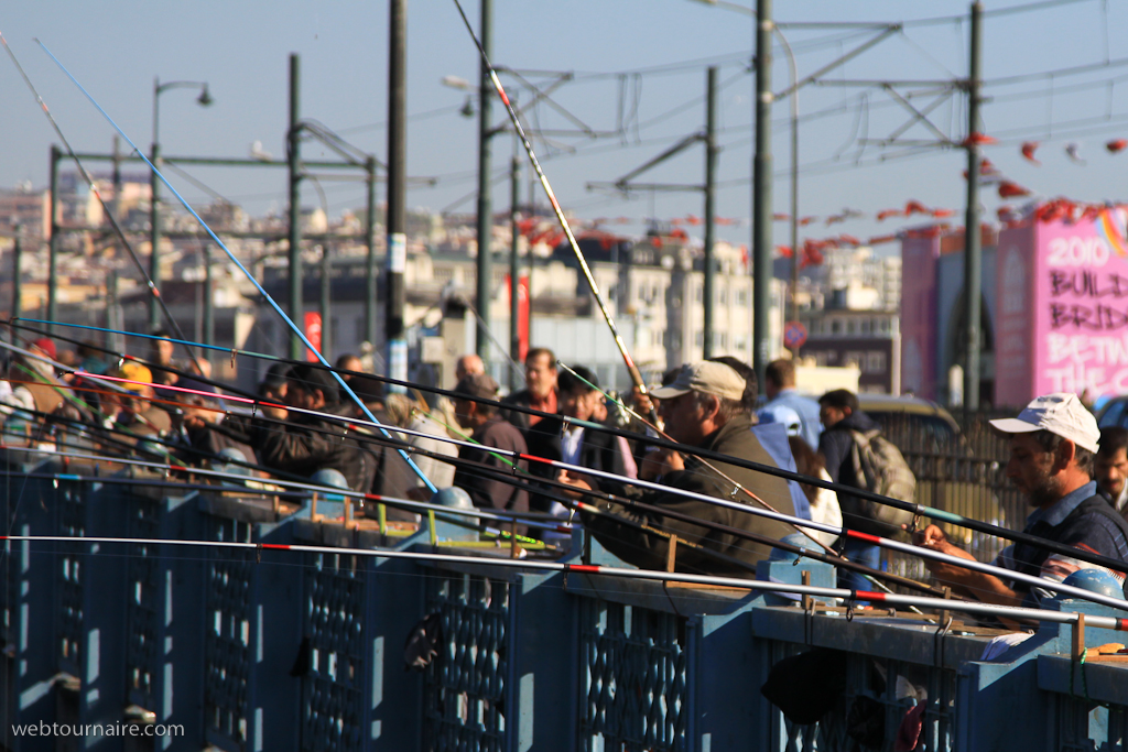 Istanbul - le pont de Galata (Galata köprüsü)
