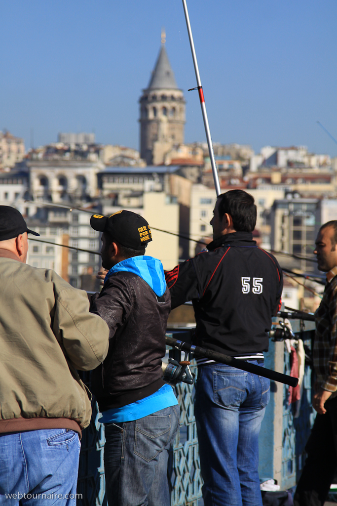 Istanbul - le pont de Galata (Galata köprüsü)
