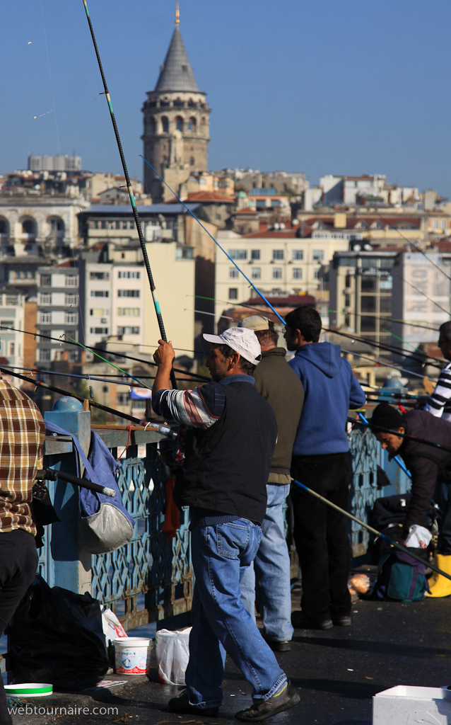 Istanbul - le pont de Galata (Galata köprüsü)