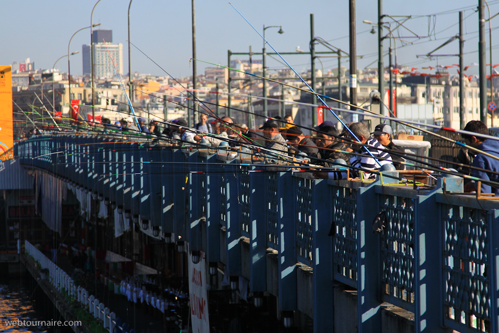 Istanbul - le pont de Galata (Galata köprüsü)