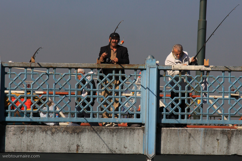 Istanbul - le pont de Galata (Galata köprüsü)