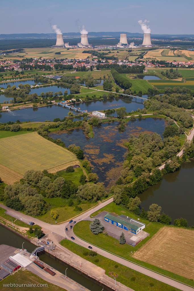 la centrale de Cattenom - Moselle - 57