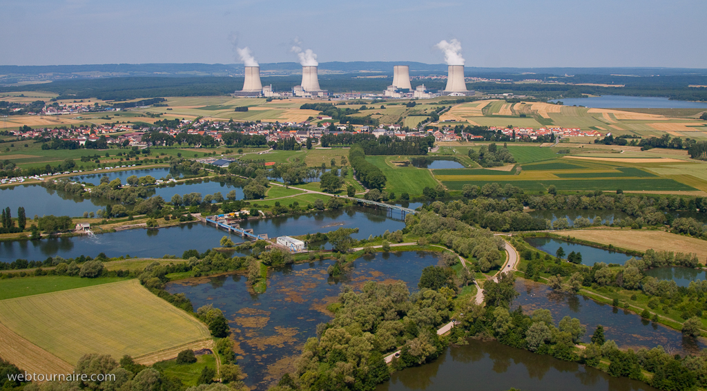 la centrale de Cattenom - Moselle - 57